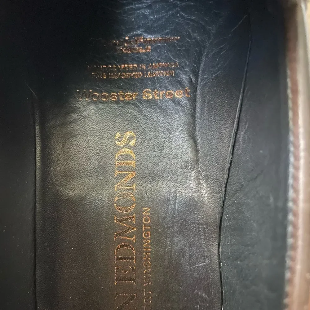 ALLEN EDMONDS PENNY LOAFER CHARCOAL GRAY MEN Size 9.5